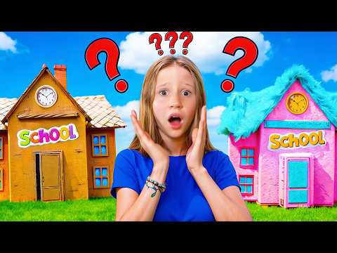 Nastya and her friends in funny and entertaining schools!