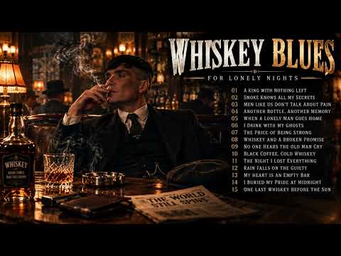 Real Men Move in Silence | Deep Whiskey Blues for Lonely Nights