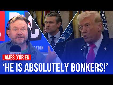’That man’s mad!’ | James O’Brien reacts to latest White House claims