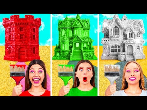 Jeden Barevný Dům Výzva | Rubín vs Smaragd vs Diamant