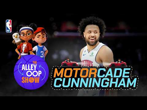 Alley &amp; Oop Visit Detroit! Learn About Cade Cunningham, Pistons History &amp; More | NBA Kids Show