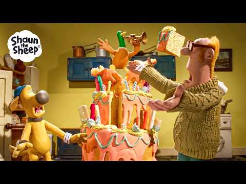 🎂 خرجت بطة من الكعكة! 🦆 حفلة مفاجأة ضخمة في المزرعة! 💥 | Shaun the Sheep