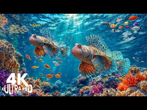 Marvel at the Colors of Ocean Life in The Best 4K Aquarium – A Relaxing Blue Journey