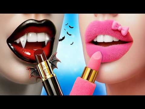 From Glam Girl to Vampire Queen! 🦇💄 The Glow-Up You Didn't Expect | Hana Teens FR