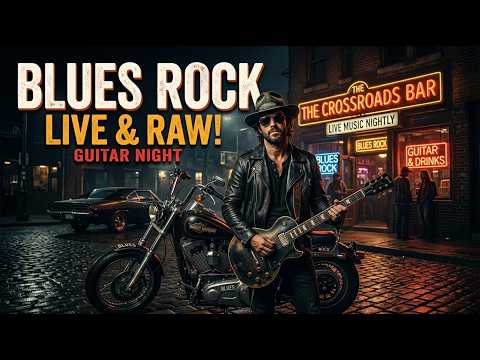 Blues Rock for Night Drive & Relaxing | Whiskey Roads Lead to Another Sleepless Midnight Story