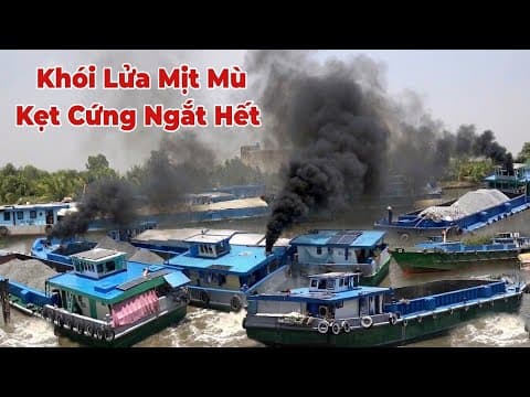 Sà Lan Cạn Kẹt Cứng Hết Khúc Sông.Nhưng Vẫn Không Có Ai Giải Quyết. 
