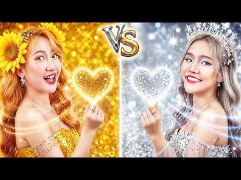 Gold Girl Vs Silver Girl! Who Wins The Royal Makeover & Dance Contest?