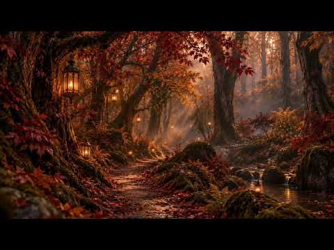 Enchanted Autumn Forest 🍂✨ | Magical Forest Ambience for Relaxing, Reading & Sleep