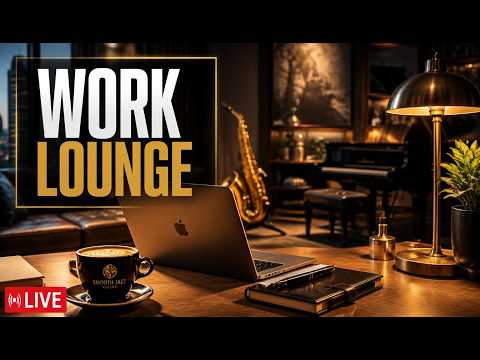 Coffee Shop Smooth Jazz ☕ Cozy R&B Music For Work From Home LIVE