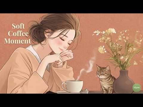 ☕ Soft Coffee Moment Steam & Wildflowers · Study Music / Work BGM / Cafe Jazz 1940s Vintage Jazz
