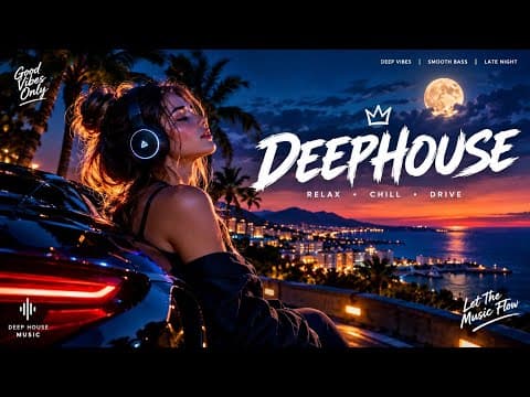 Deep House Mix 2026 | Emotional Night Drive,No Vocal, Nu Disco | Chill Mood