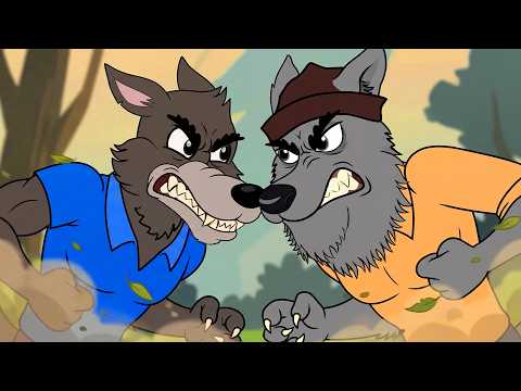 التحدي بين الذئبين + الخنازير الثلاثة - قصص للأطفال - قصة قبل النوم للأطفال - رسوم متحركة