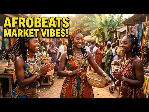 Market Scene Comes Alive with Afrobeat Music