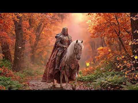 Walk an Autumn Road to the Castle Town 🍂 Relaxing Fantasy & Celtic Music
