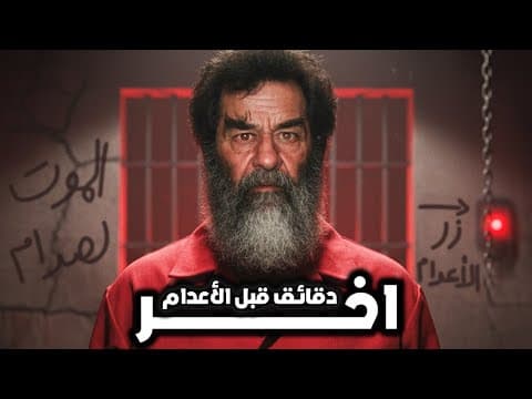 اخر 30 دقيقة في حياة صدام حسين🔞! ( تفاصيل مرعبة⚠️)