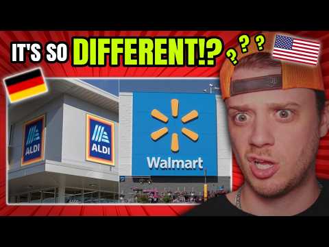 Grocery Shopping in Germany vs. USA (American Reacts)