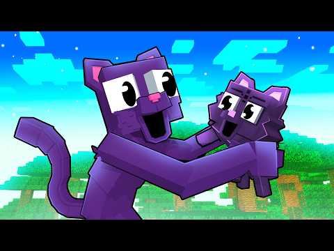 Training Our BABY CAT in Minecraft!