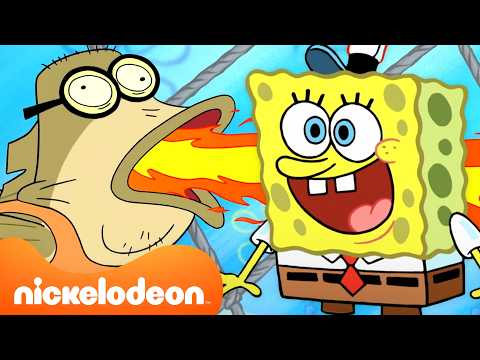 ساعة كاملة من أجنن لحظات سبونج بوب مع فقاعة 😈| Nickelodeon