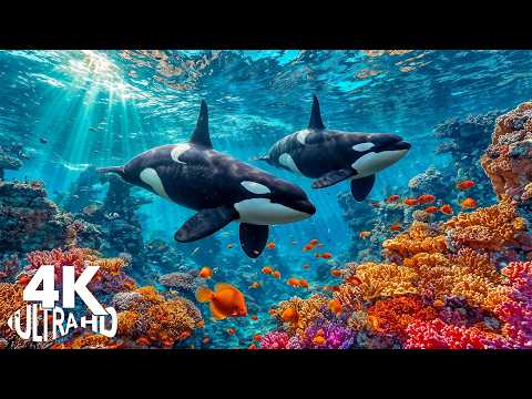AQUARIUM 4K ULTRA HD – Beautiful Reef Fish & Exotic Sea Life for Calm Sleep Relaxation