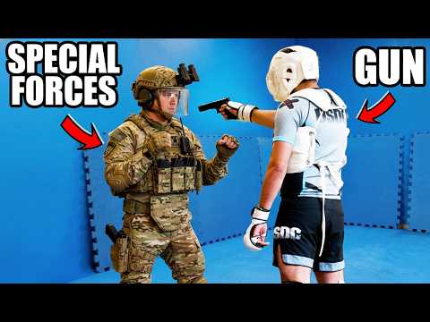 8 Martial Artists Try to Disarm a Gun