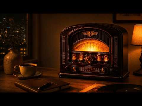 1930s Vintage Radio Jazz 📻 – Old Time Swing, Warm Vinyl & Nostalgic Music