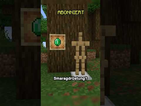 Wo ist SMARAGD-RÜSTUNG? #minecraft #minecraftshorts
