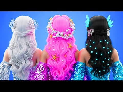 The best mermaid makeover kit 😍 How to become a mermaid