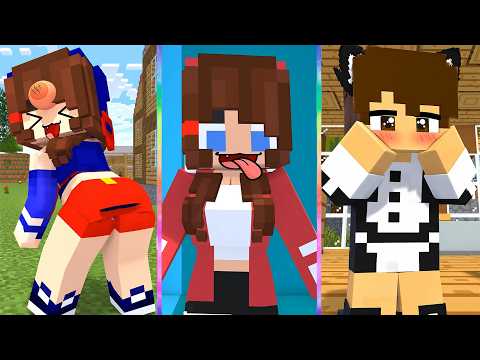 JJ Girl is in Trouble - MAIZEN Minecraft Animation | Minecraft Mix