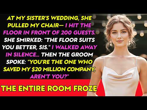 At my sister’s wedding, she pulled my chair in front of 200 guests—then the groom froze the room