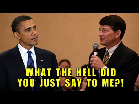 Smug MAGA Republican Tried to SCHOOL Obama… He Wasn’t Ready for Obama’s Response