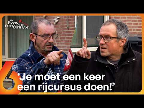 Spanning loopt hoog op door bus voor oprit! 🚐😤 | Mr. Frank Visser doet uitspraak