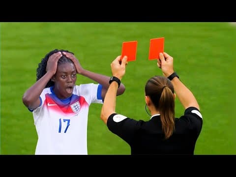 Craziest Red Cards in Women's Football