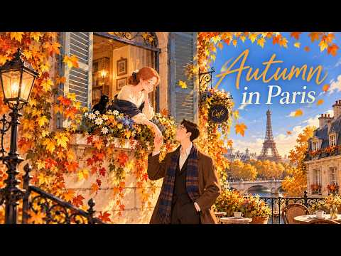 Playlist | Autumn Coffee in Paris ☕ Gentle French Café Jazz & Nostalgic Vintage Melodies