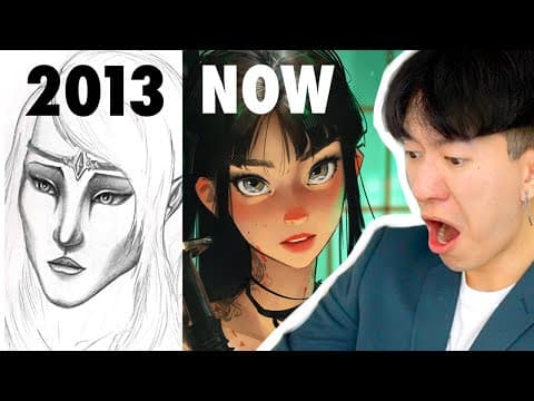 RATING MY CHILDHOOD ART. 🗿