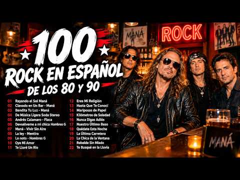 Rock en Español 80s y 90s 🔥 Éxitos Inolvidables de Maná, Hombres G, Soda Stereo y Enanitos Verdes