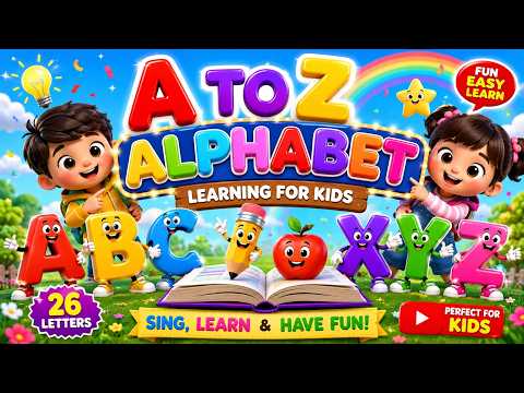 ABC Alphabet | A for Apple 🍎| LEARN THE ALPHABET FROM A TO Z | Phonics Song | Letters Learning #kids