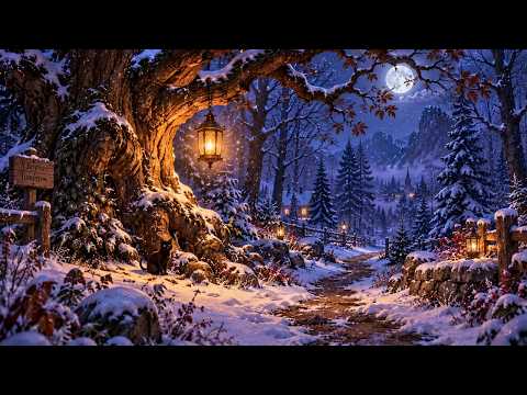 ( NO ADS ) a vintage winter night 1920s | oldies playing in another room ❄️🎶 cozy ambience