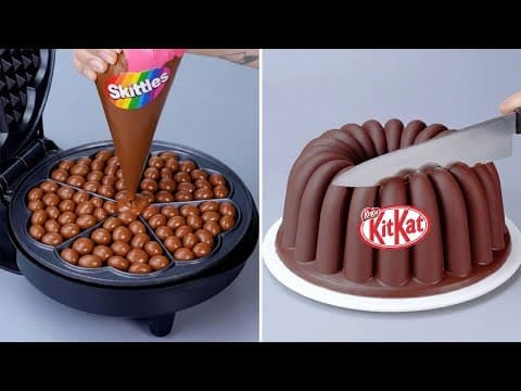 30+ Quick & Easy Cake Decorating Recipe For New Year | Satisfying Cake, Chocolate Decoration Recipes
