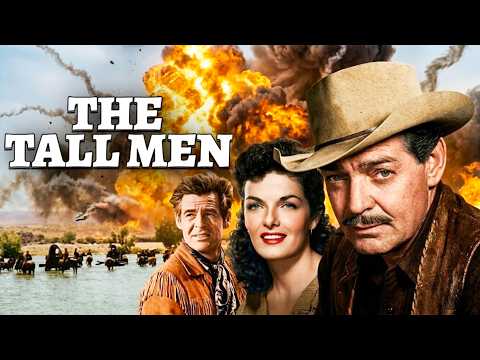 The Tall Men | Clark Gable - Jane Russell Western Movie | English Dubbed!