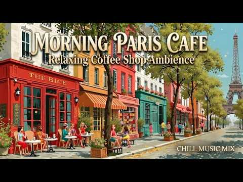 Paris Cafe Ambience - Relaxing French Cafe Music And Smooth Coffee Shop Jazz For Focused Studying