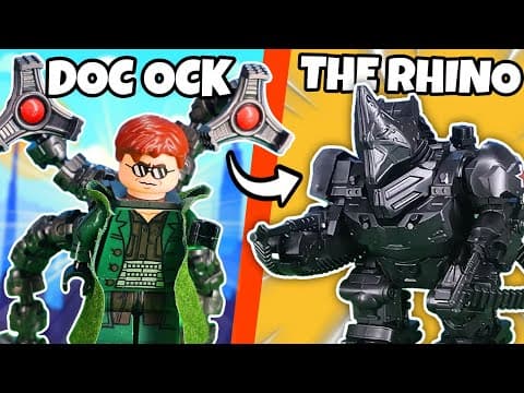 I built SPIDERMAN VILLAINS in LEGO...