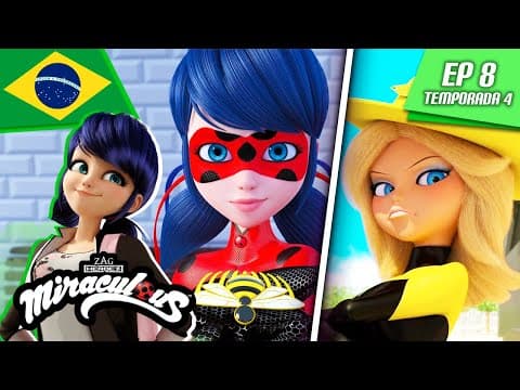 🇧🇷 MIRACULOUS | 🐞 RAINHA BANANA 🐾 | Episódio completo ▶️ Temporada 4 Ep 8 | BRASIL 🇧🇷