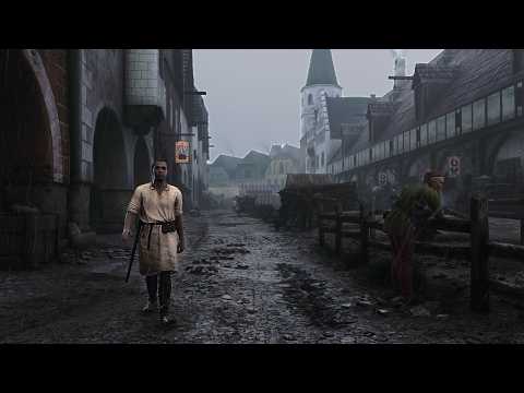 Storm Over a Medieval City — Relaxing Rain Walk in Kuttenberg, 1403 (Kingdom Come Deliverance 2)