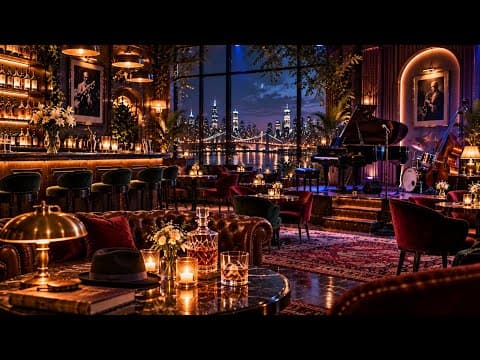 📻 Vintage Radio Jazz 🎷 | 1930s–1940s Smooth Jazz for a Cozy Evening, Coffee &amp; Relaxation