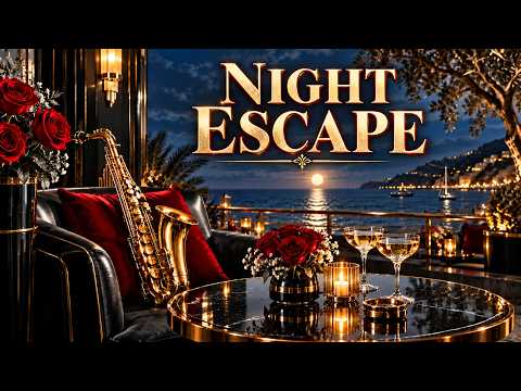 Late Night Window Smooth Saxophone Jazz Soft Piano Music Relaxing Music