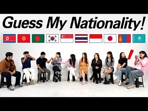 Asians Guess Each Others Nationality! l Can They Guess North Korean?