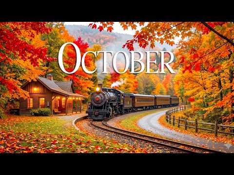 October Autumn Nature 4K 🍁 Nature Relaxation Film - Healing Music, Stress Relief & Sleep