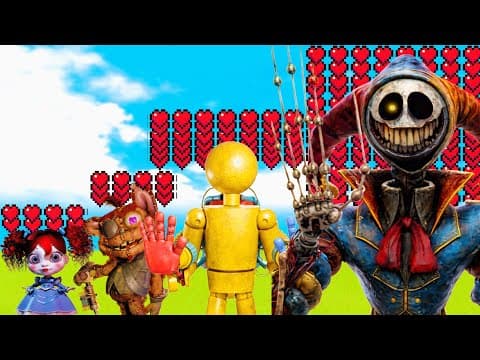 Which New Poppy Playtime Mobs is Immortal? in Minecraft!