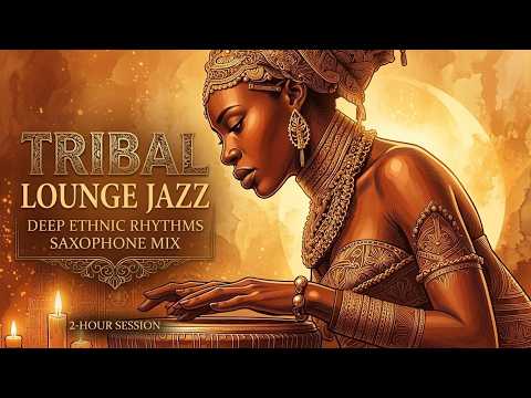 Tribal Lounge Jazz - Sacred Grooves &amp; Midnight Afro Ritual Music for Deep Focus and Chill