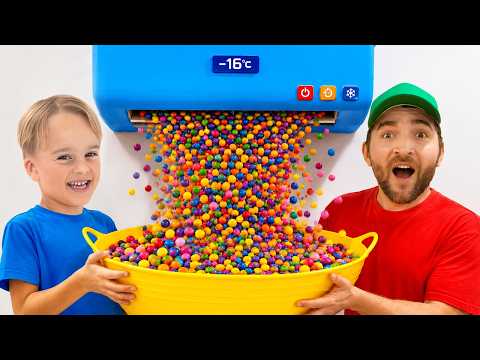 Kids' Funny Adventures with a Magic Air Conditioner - Funny Stories
